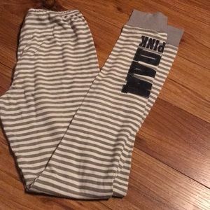 Wvu Pink thermal pajama pants